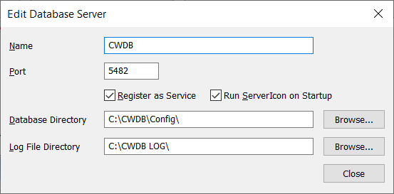 Database Instance Details