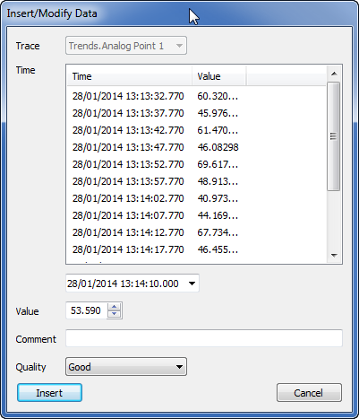 Insert/Modify Data