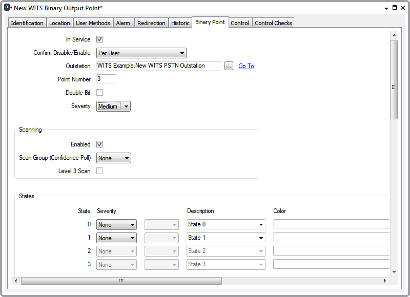 WITS Binary Point Form