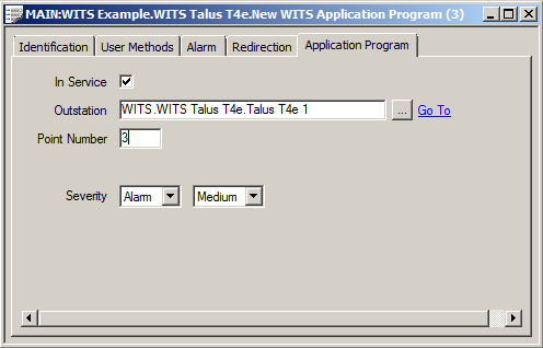 WITS Application Program Form