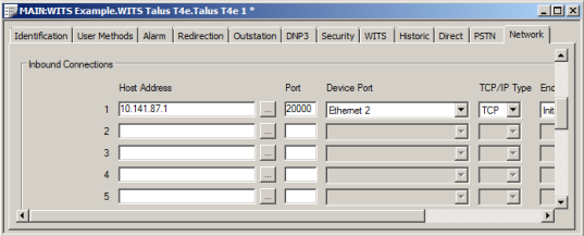 Host Address - Inbound Network Connections