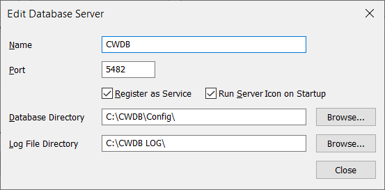 Database Instance Details