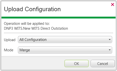 Upload Configuration - WITS Outstation