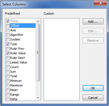 Select Columns