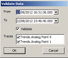 Validate Data window