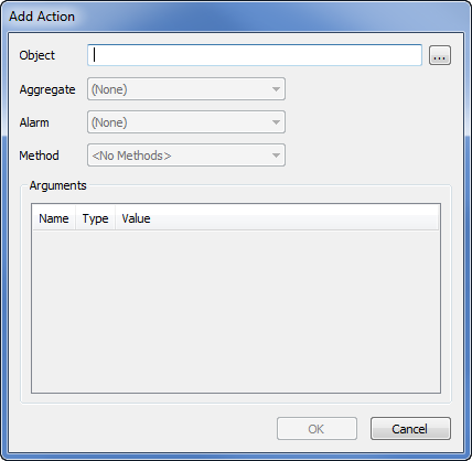 Add Action window - Associating a Backup with a Schedule