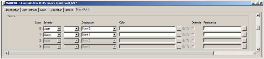 Persistence - Binary Point Form